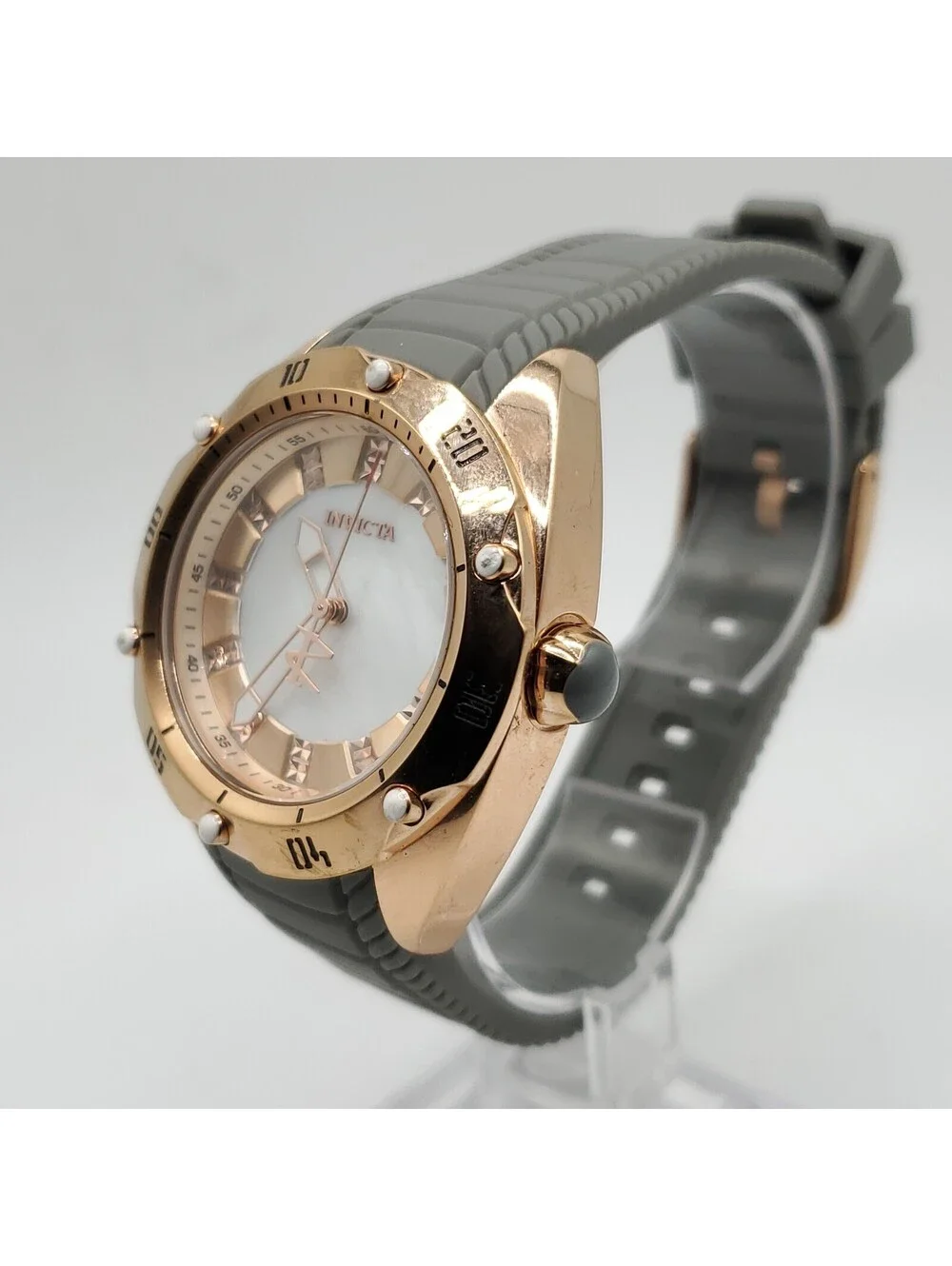 Invicta Venom 30973 Womens Watch 38mm Rose Gold Tone New Battery